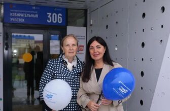Марина Трескова проголосовала в первый день
